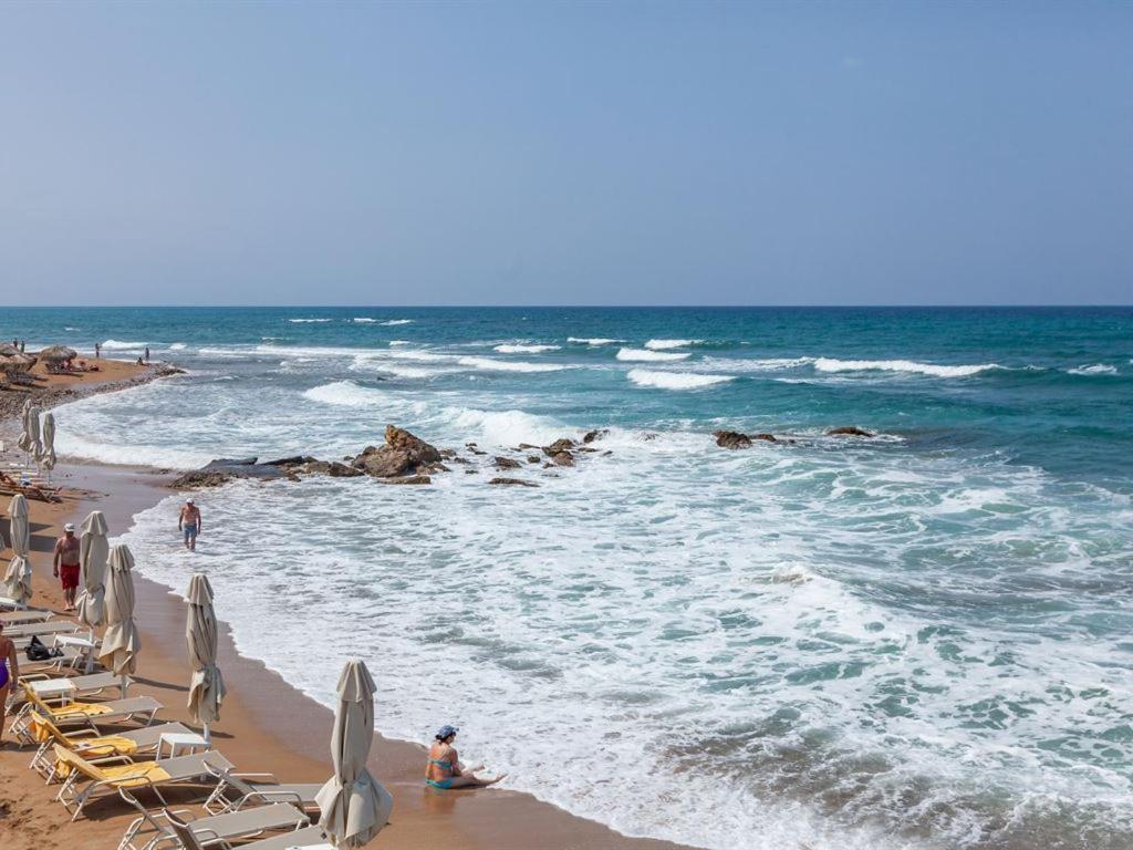 Harmony Rethymno Beach Hotell Stavromenos Eksteriør bilde