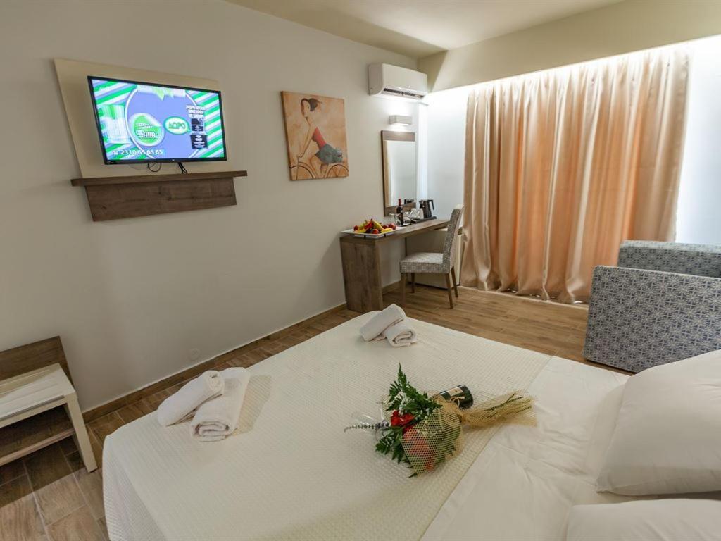 Harmony Rethymno Beach Hotell Stavromenos Eksteriør bilde