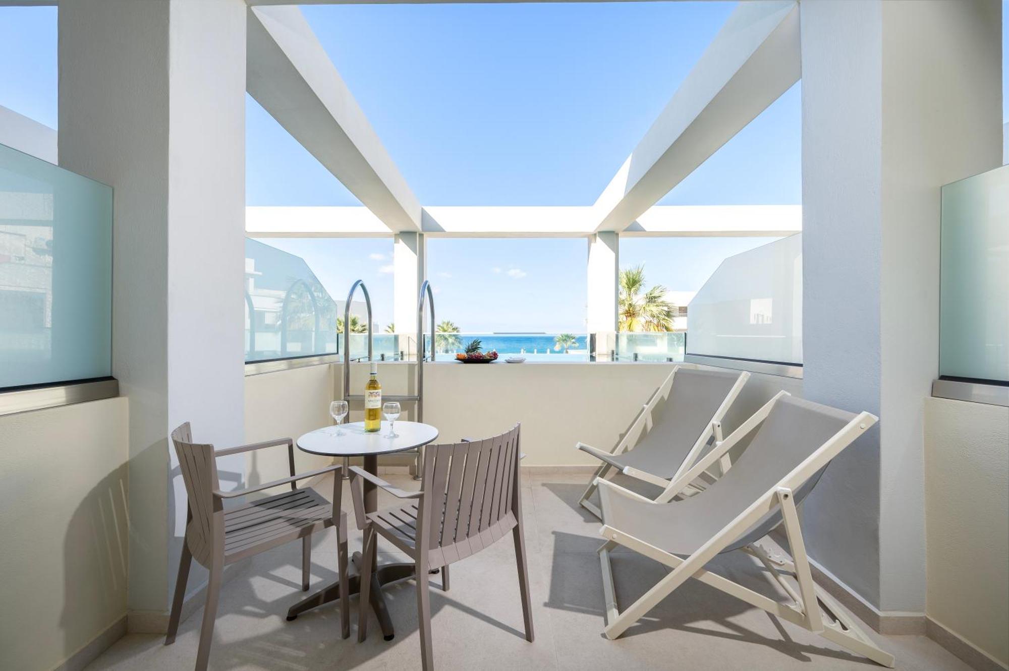 Harmony Rethymno Beach Hotell Stavromenos Eksteriør bilde